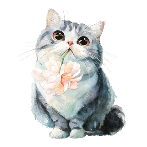 Whimsical Watercolor Cat V3 Vinyl Car Decal Sticker – Waterproof & UV-Resistant 6.826666666666667" Whimsical Watercolor Cat V3 Vinyl Car Decal Sticker – Waterproof & UV-Resistant 6.826666666666667"