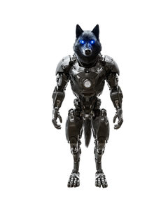 Futuristic Robotic Wolf Vinyl Car Decal Sticker – Waterproof & UV-Resistant 8.0" Futuristic Robotic Wolf Vinyl Car Decal Sticker – Waterproof & UV-Resistant 8.0"