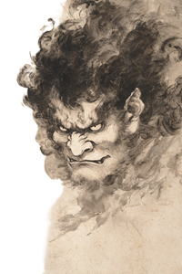 Dual-Face Demon V2 Vinyl Car Decal Sticker – Waterproof & UV-Resistant 8.96"