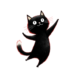 Dancing Cat V9 Vinyl Car Decal Sticker – Waterproof & UV-Resistant 6.826666666666667"