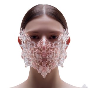 Futuristic Masked Portrait Vinyl Car Decal Sticker – Waterproof & UV-Resistant 6.826666666666667"