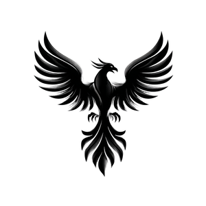 Phoenix Logo V7 Vinyl Car Decal Sticker – Waterproof & UV-Resistant 3.4133333333333336"