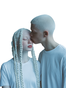 Albino Kiss Vinyl Car Decal Sticker – Waterproof & UV-Resistant 4.1066666666666665"