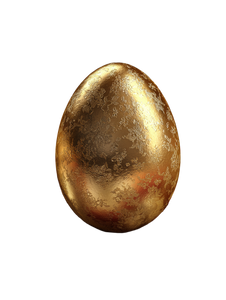 Golden Egg V4 Vinyl Car Decal Sticker – Waterproof & UV-Resistant 4.1066666666666665"