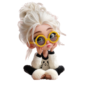 Cartoon Girl Sitting Vinyl Car Decal Sticker – Waterproof & UV-Resistant 3.4133333333333336" Cartoon Girl Sitting Vinyl Car Decal Sticker – Waterproof & UV-Resistant 3.4133333333333336"