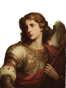 Archangel Portrait V4 Vinyl Car Decal Sticker – Waterproof & UV-Resistant 8.213333333333333"