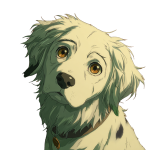 Anime Dog Ip Vinyl Car Decal Sticker – Waterproof & UV-Resistant 3.4133333333333336"