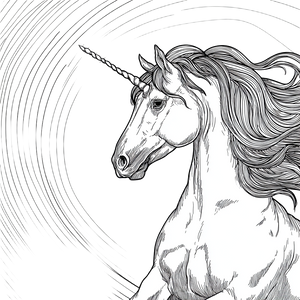 Unicorn On Rainbow V2 Vinyl Car Decal Sticker – Waterproof & UV-Resistant 3.4133333333333336"