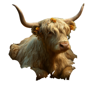 Highland Cow Autumn V2 Vinyl Car Decal Sticker – Waterproof & UV-Resistant 6.826666666666667"