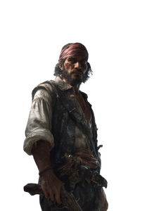 Malay Pirate Portrait Vinyl Car Decal Sticker – Waterproof & UV-Resistant 8.213333333333333"