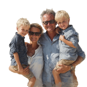 Happy Family Outing V14 Vinyl Car Decal Sticker – Waterproof & UV-Resistant 6.826666666666667"