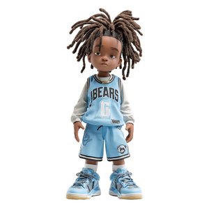 Young Basketball Boy Vinyl Car Decal Sticker – Waterproof & UV-Resistant 6.826666666666667"