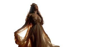 Lebanese Goddess Vinyl Car Decal Sticker – Waterproof & UV-Resistant 2.72"