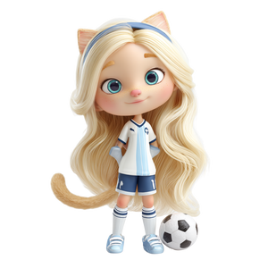 Cartoon Cat Girl V2 Vinyl Car Decal Sticker – Waterproof & UV-Resistant 3.4133333333333336"