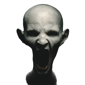 Screaming Horror Head Vinyl Car Decal Sticker – Waterproof & UV-Resistant 3.4133333333333336"