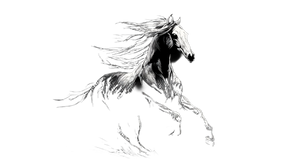 Galloping Horse V12 Vinyl Car Decal Sticker – Waterproof & UV-Resistant 2.72"