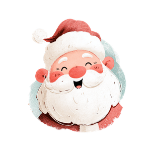 Cheerful Santa Claus V9 Vinyl Car Decal Sticker – Waterproof & UV-Resistant 3.4133333333333336"