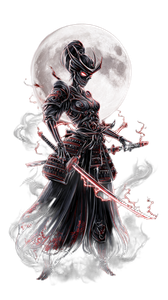 Skeleton Samurai V9 Vinyl Car Decal Sticker – Waterproof & UV-Resistant 9.706666666666667"