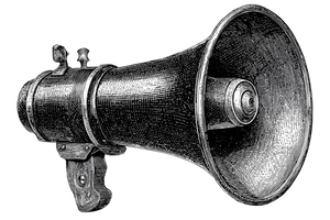 Vintage Megaphone Illustration Vinyl Car Decal Sticker – Waterproof & UV-Resistant 2.986666666666667" Vintage Megaphone Illustration Vinyl Car Decal Sticker – Waterproof & UV-Resistant 2.986666666666667"