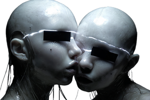 Alien Robot Close-Up Vinyl Car Decal Sticker – Waterproof & UV-Resistant 5.97333333333333