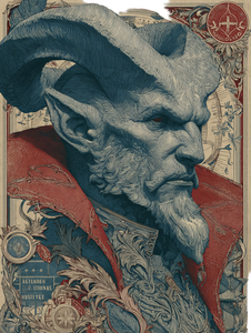 Devil Tarot Card V6 Vinyl Car Decal Sticker – Waterproof & UV-Resistant 4.1066666666666665"