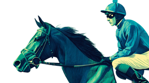 Jockey On Horse V2 Vinyl Car Decal Sticker – Waterproof & UV-Resistant 5.4