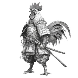 Samurai Rooster V3 Vinyl Car Decal Sticker – Waterproof & UV-Resistant 3.4133333333333336" Samurai Rooster V3 Vinyl Car Decal Sticker – Waterproof & UV-Resistant 3.4133333333333336"