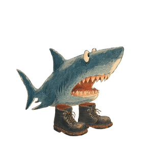 Legged Shark V2 Vinyl Car Decal Sticker – Waterproof & UV-Resistant 3.4133333333333336" Legged Shark V2 Vinyl Car Decal Sticker – Waterproof & UV-Resistant 3.4133333333333336"