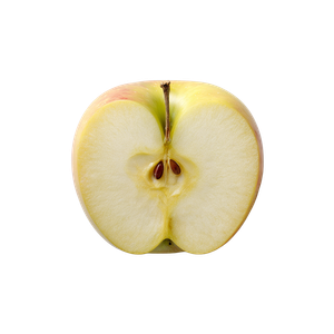 Half-Cut Apple Vinyl Car Decal Sticker – Waterproof & UV-Resistant 6.826666666666667"