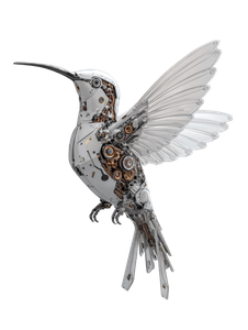 Mechanical Hummingbird V3 Vinyl Car Decal Sticker – Waterproof & UV-Resistant 8.213333333333333"
