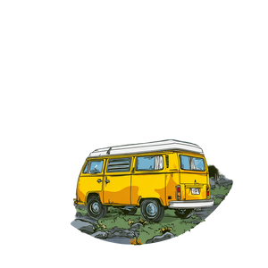 Camper Van Sticker Vinyl Car Decal Sticker – Waterproof & UV-Resistant 3.4133333333333336"