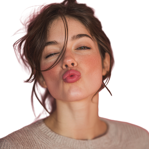 Woman Kissing Pink Vinyl Car Decal Sticker – Waterproof & UV-Resistant 3.4133333333333336" Woman Kissing Pink Vinyl Car Decal Sticker – Waterproof & UV-Resistant 3.4133333333333336"