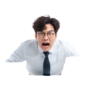 Korean Office Worker V17 Vinyl Car Decal Sticker – Waterproof & UV-Resistant 3.4133333333333336"