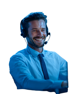 Smiling Call Agent V4 Vinyl Car Decal Sticker – Waterproof & UV-Resistant 4.0"