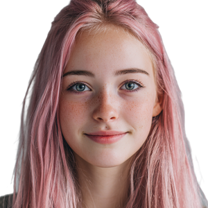 Pink-Haired Woman Portrait Vinyl Car Decal Sticker – Waterproof & UV-Resistant 3.4133333333333336" Pink-Haired Woman Portrait Vinyl Car Decal Sticker – Waterproof & UV-Resistant 3.4133333333333336"