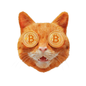 Bitcoin Cat V2 Vinyl Car Decal Sticker – Waterproof & UV-Resistant 3.4133333333333336"