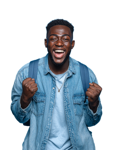 Excited African Student Vinyl Car Decal Sticker – Waterproof & UV-Resistant 8.213333333333333" Excited African Student Vinyl Car Decal Sticker – Waterproof & UV-Resistant 8.213333333333333"