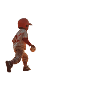 Boy Playing Baseball V3 Vinyl Car Decal Sticker – Waterproof & UV-Resistant 3.4133333333333336"