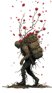 Rooted Burden Bearer Vinyl Car Decal Sticker – Waterproof & UV-Resistant 4.8533333333333335"
