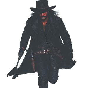Wild West Fugitive Vinyl Car Decal Sticker – Waterproof & UV-Resistant 3.4133333333333336"