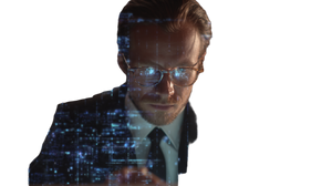 Overwhelmed Futuristic Lawyer Vinyl Car Decal Sticker – Waterproof & UV-Resistant 5.4