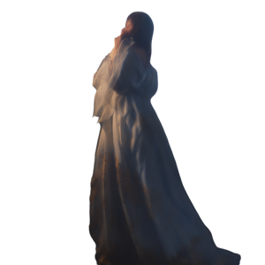 Ethereal Songstress Vinyl Car Decal Sticker – Waterproof & UV-Resistant 6.826666666666667"