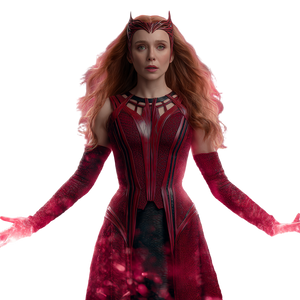 Scarlet Witch Portrait V5 Vinyl Car Decal Sticker – Waterproof & UV-Resistant 3.4133333333333336"