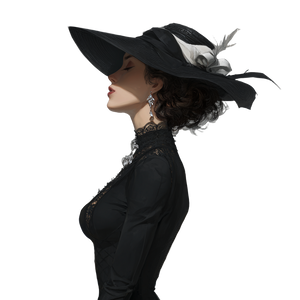 Elegant Woman V21 Vinyl Car Decal Sticker – Waterproof & UV-Resistant 6.826666666666667"