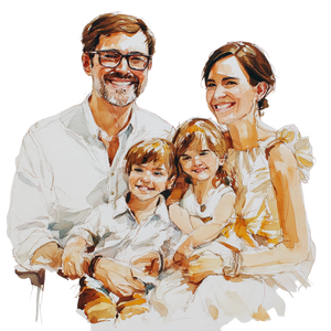 Watercolor Portraits Vinyl Car Decal Sticker – Waterproof & UV-Resistant 3.4133333333333336" Watercolor Portraits Vinyl Car Decal Sticker – Waterproof & UV-Resistant 3.4133333333333336"