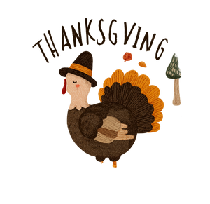 Cartoon Turkey Thanksgiving Vinyl Car Decal Sticker – Waterproof & UV-Resistant 3.4133333333333336"