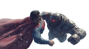 Superman Vs Zod Vinyl Car Decal Sticker – Waterproof & UV-Resistant 2.72"