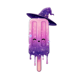 Witchy Summer Popsicle Vinyl Car Decal Sticker – Waterproof & UV-Resistant 3.4133333333333336"
