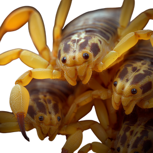 Yellow Scorpion Swarm Vinyl Car Decal Sticker – Waterproof & UV-Resistant 3.4133333333333336"