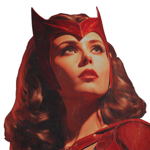 Scarlet Witch Portrait V7 Vinyl Car Decal Sticker – Waterproof & UV-Resistant 3.4133333333333336"